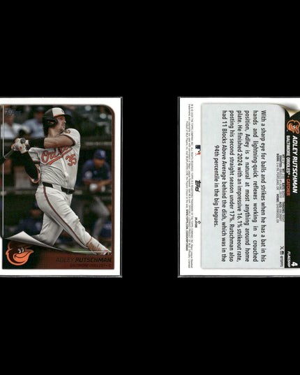 Adley Rutschman Baltimore Orioles Baseball 11-Card Lot Topps EX