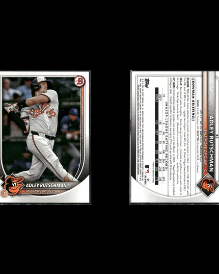 Adley Rutschman Baltimore Orioles Baseball 11-Card Lot Topps EX
