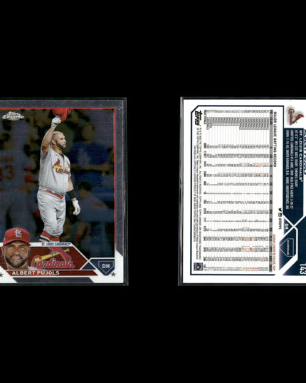 Albert Pujols St. Louis Cardinals Baseball 6-Card Lot Topps EX