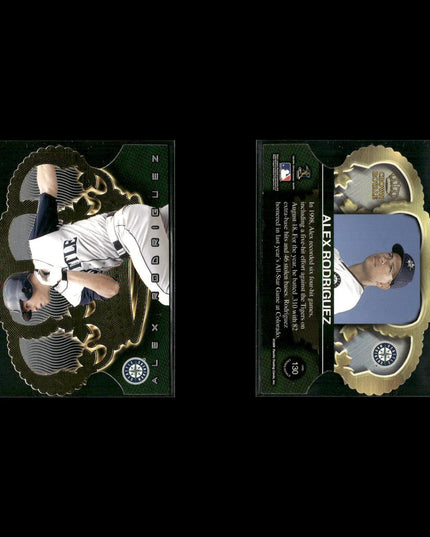 Alex Rodriguez Seattle Mariners Baseball 10-Card Lot Topps EX