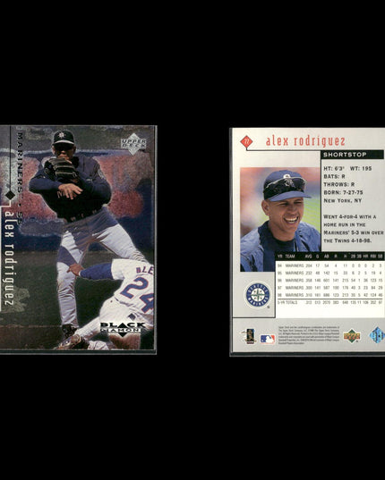 Alex Rodriguez Seattle Mariners Baseball 10-Card Lot Topps EX