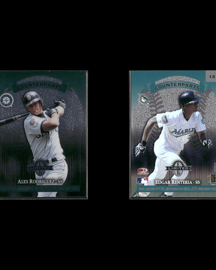 Alex Rodriguez Seattle Mariners Baseball 10-Card Lot Topps EX