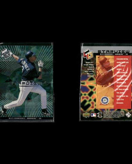 Alex Rodriguez Seattle Mariners Baseball 10-Card Lot Topps EX
