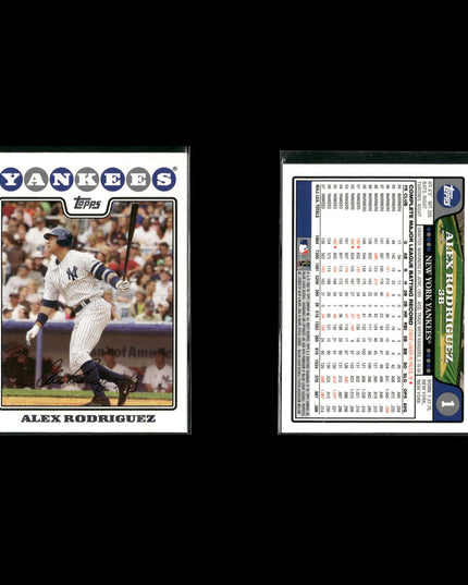 Alex Rodriguez Seattle Mariners Baseball 10-Card Lot Topps EX