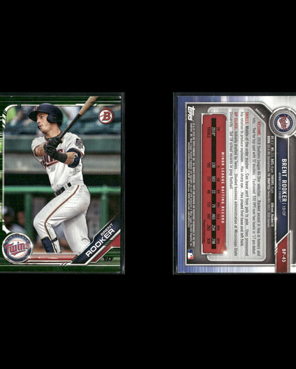 Brent Rooker Oakland Athletics Baseball 5-Card Lot Topps EX