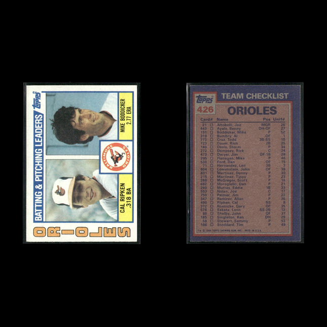Cal Ripken Jr. Baltimore Orioles Baseball 12-Card Lot Topps EX