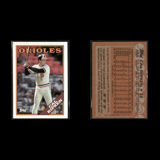 Cal Ripken Jr. Baltimore Orioles Baseball 12-Card Lot Topps EX
