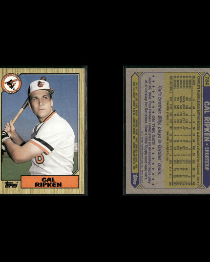 Cal Ripken Jr. Baltimore Orioles Baseball 12-Card Lot Topps EX