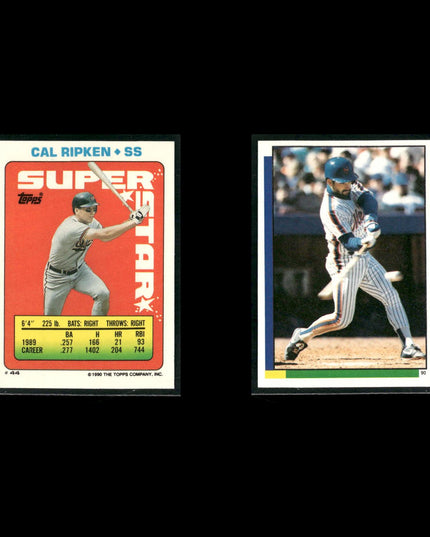 Cal Ripken Jr. Baltimore Orioles Baseball 12-Card Lot Topps EX
