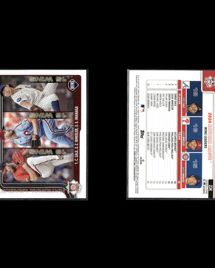 Chris Sale Boston Red Sox Baseball 7-Card Lot Topps EX