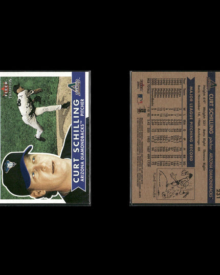 Curt Schilling Philadelphia Phillies Baseball 6-Card Lot Topps EX