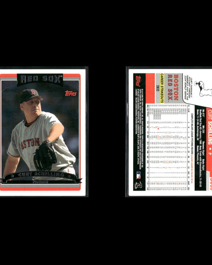 Curt Schilling Philadelphia Phillies Baseball 6-Card Lot Topps EX