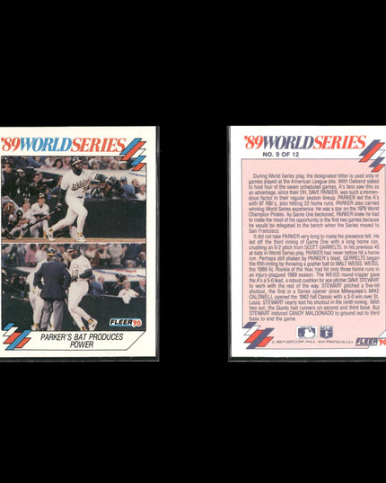 Dave Parker Pittsburgh Pirates Baseball 6-Card Lot Topps EX