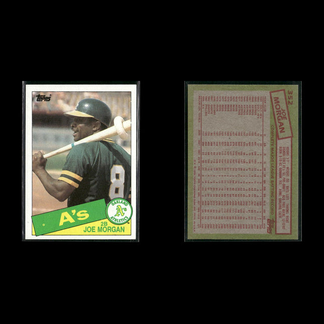 Joe Morgan Cincinnati Reds Baseball 11-Card Lot Topps EX