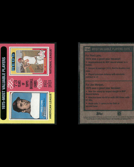 Joe Morgan Cincinnati Reds Baseball 11-Card Lot Topps EX