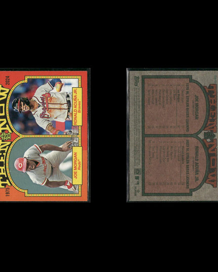 Joe Morgan Cincinnati Reds Baseball 11-Card Lot Topps EX