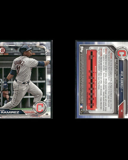 Jose Ramirez Cleveland Guardians Baseball 8-Card Lot Topps EX