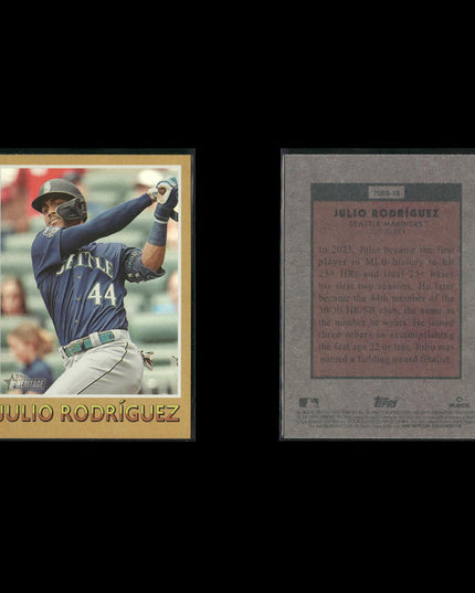 Julio Rodriguez Seattle Mariners Baseball 8-Card Lot Topps EX
