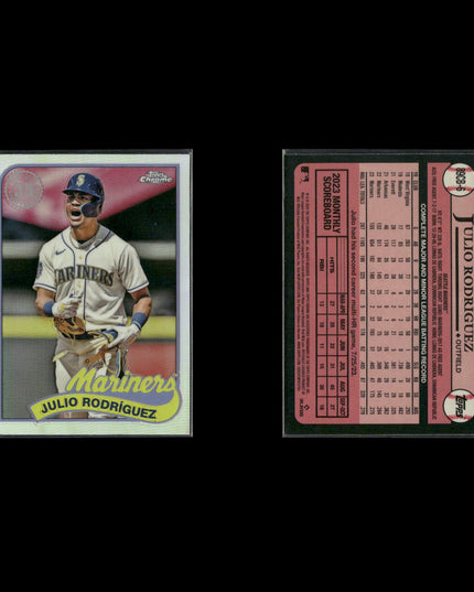 Julio Rodriguez Seattle Mariners Baseball 8-Card Lot Topps EX