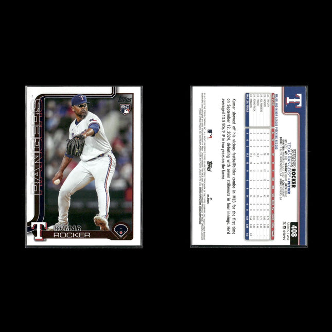 Kumar Rocker Texas Rangers Baseball 4-Card Lot Topps EX