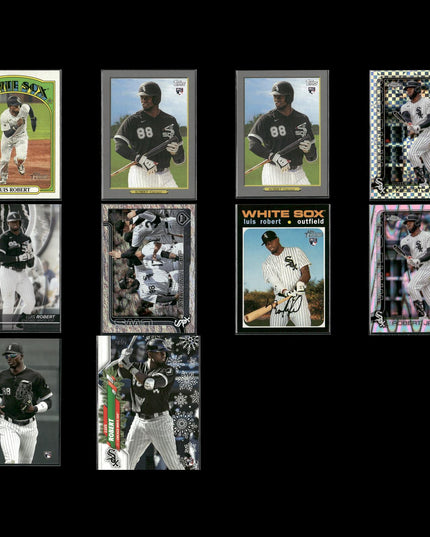 Luis Robert Chicago White Sox Baseball 10-Card Lot Topps EX