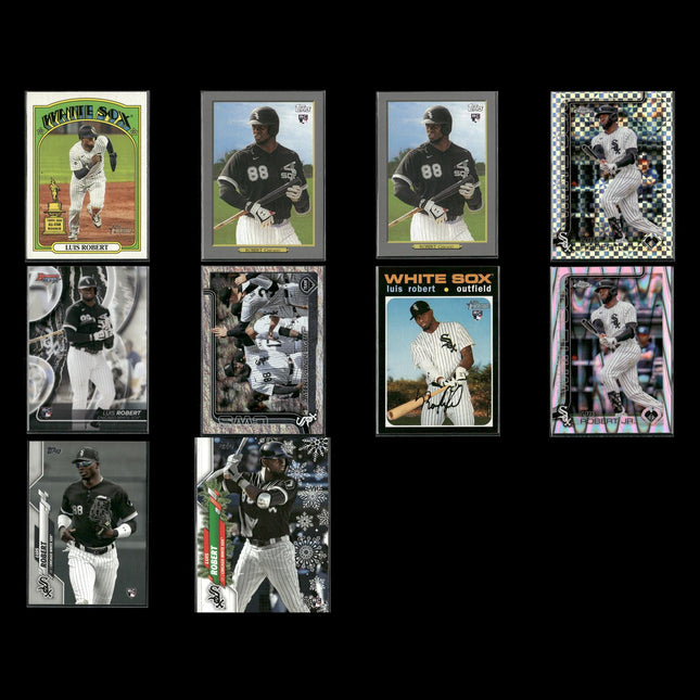 Luis Robert Chicago White Sox Baseball 10-Card Lot Topps EX