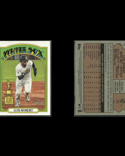Luis Robert Chicago White Sox Baseball 10-Card Lot Topps EX