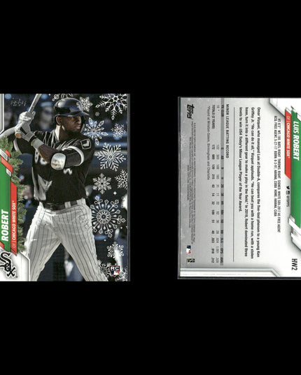 Luis Robert Chicago White Sox Baseball 10-Card Lot Topps EX