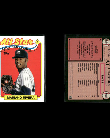 Mariano Rivera New York Yankees Baseball 8-Card Lot Topps EX