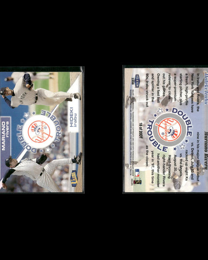 Mariano Rivera New York Yankees Baseball 8-Card Lot Topps EX