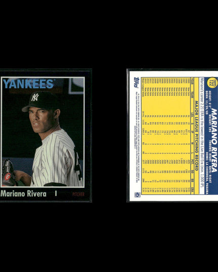 Mariano Rivera New York Yankees Baseball 8-Card Lot Topps EX