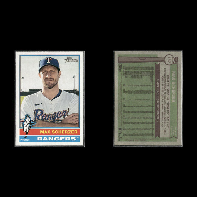 Max Scherzer Washington Nationals Baseball 8-Card Lot Topps EX