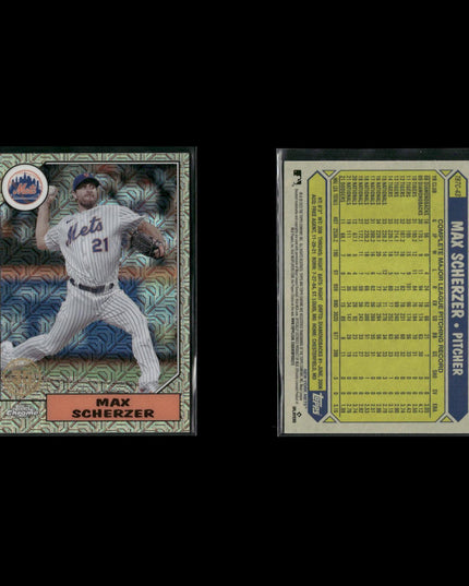 Max Scherzer Washington Nationals Baseball 8-Card Lot Topps EX