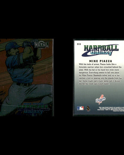 Mike Piazza Los Angeles Dodgers Baseball 6-Card Lot Topps EX