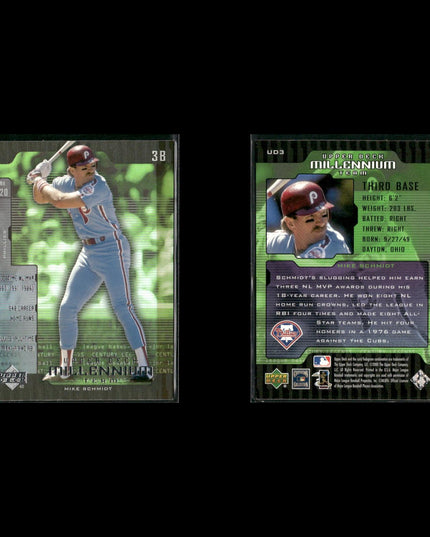 Mike Schmidt Philadelphia Phillies Baseball 12-Card Lot Topps EX
