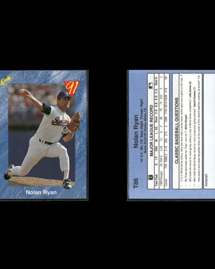 Nolan Ryan Houston Astros Baseball 12-Card Lot Topps EX