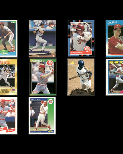 Paul O'Neill New York Yankees Baseball 10-Card Lot Topps EX