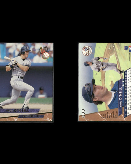 Paul O'Neill New York Yankees Baseball 10-Card Lot Topps EX