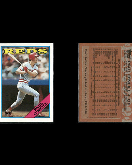 Paul O'Neill New York Yankees Baseball 10-Card Lot Topps EX