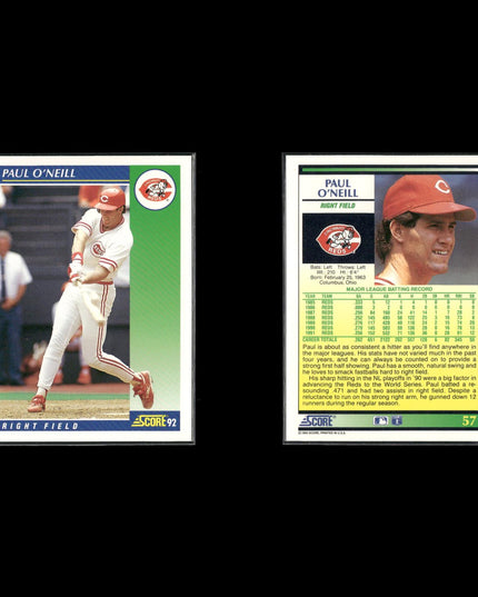 Paul O'Neill New York Yankees Baseball 10-Card Lot Topps EX
