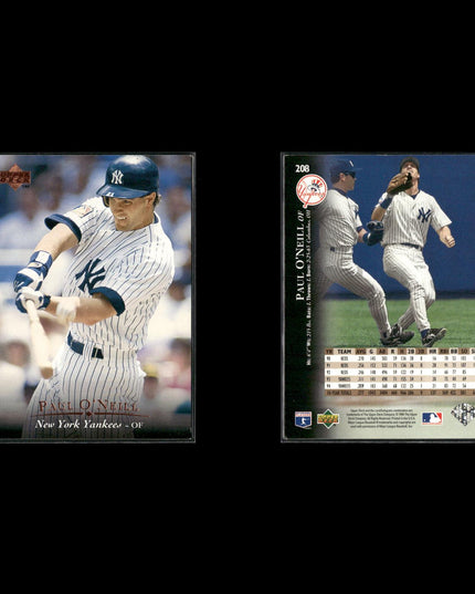Paul O'Neill New York Yankees Baseball 10-Card Lot Topps EX