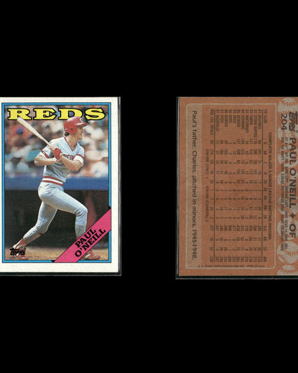 Paul O'Neill New York Yankees Baseball 10-Card Lot Topps EX