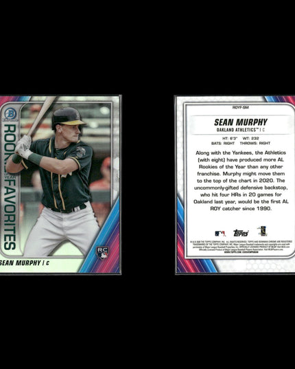 Sean Murphy Atlanta Braves Baseball 4-Card Lot Topps EX