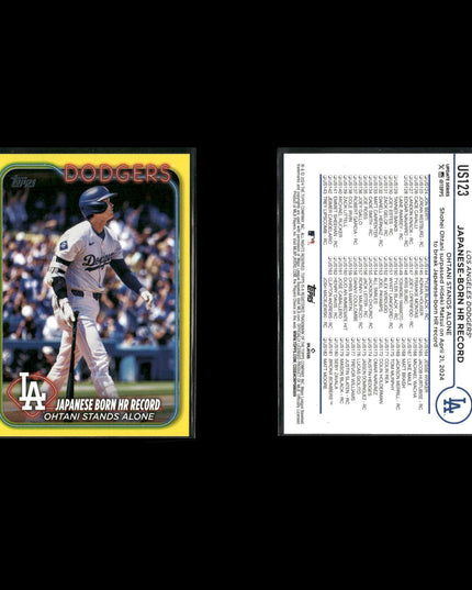 Shohei Ohtani Los Angeles Angels Baseball 8-Card Lot Topps EX