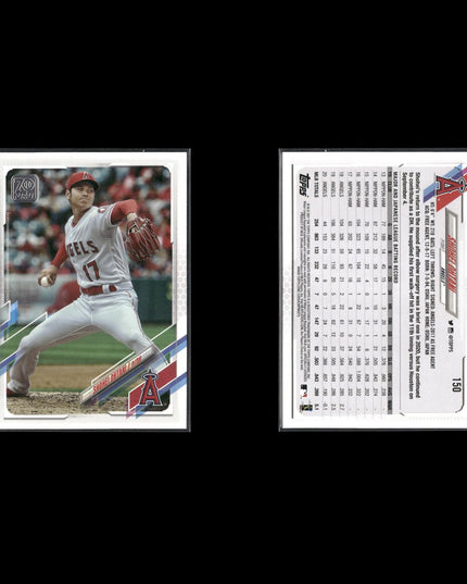 Shohei Ohtani Los Angeles Angels Baseball 8-Card Lot Topps EX