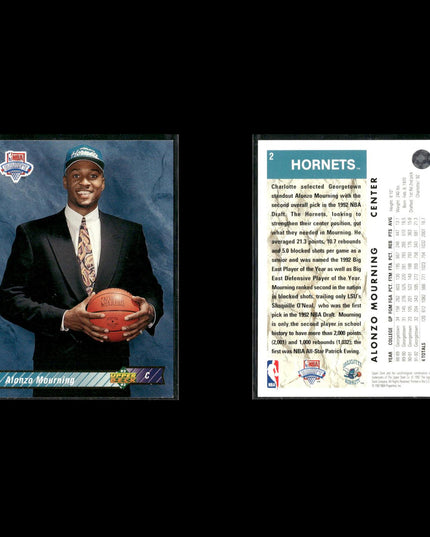 Alonzo Mourning Miami Heat Basketball 5-Card Lot NBA Hoops EX