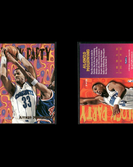 Alonzo Mourning Miami Heat Basketball 5-Card Lot NBA Hoops EX