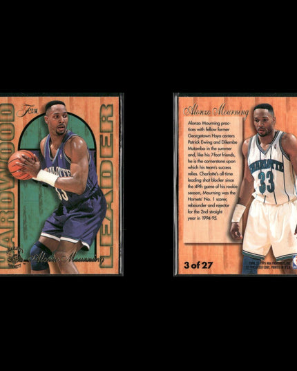 Alonzo Mourning Miami Heat Basketball 5-Card Lot NBA Hoops EX