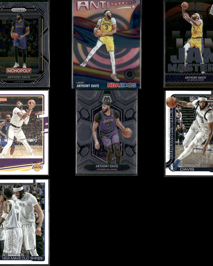 Anthony Davis New Orleans Pelicans Basketball 7-Card Lot Panini EX