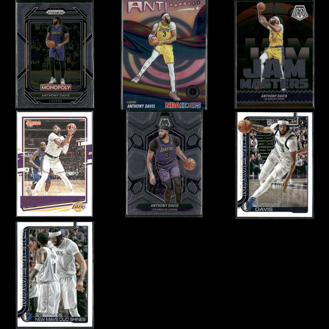 Anthony Davis New Orleans Pelicans Basketball 7-Card Lot Panini EX